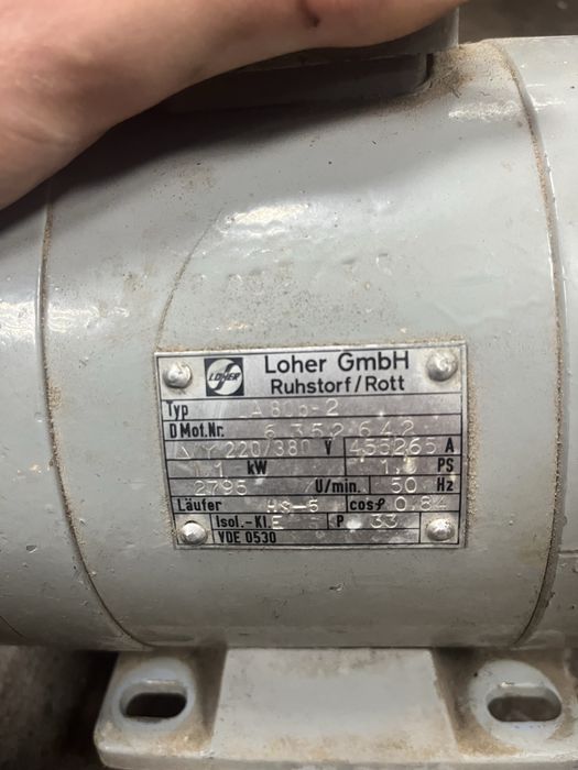 Silnik elektryczny Loher Niemiecki 1.1 kW