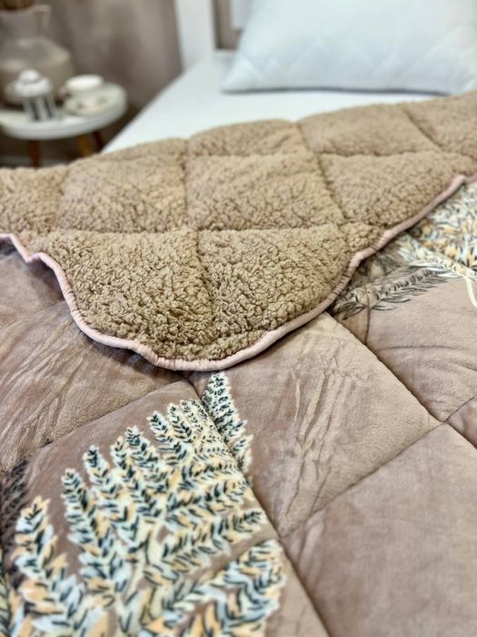 Бестселер сезону! ХУТРЯНА КОВДРА тепла зимова зимнее одеяло на овчине