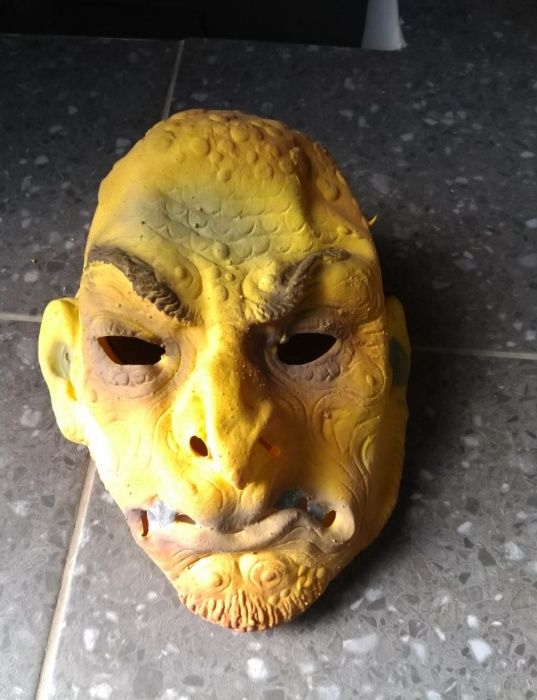 Máscara Velho Horrendo, em silicone – Carnaval e Halloween