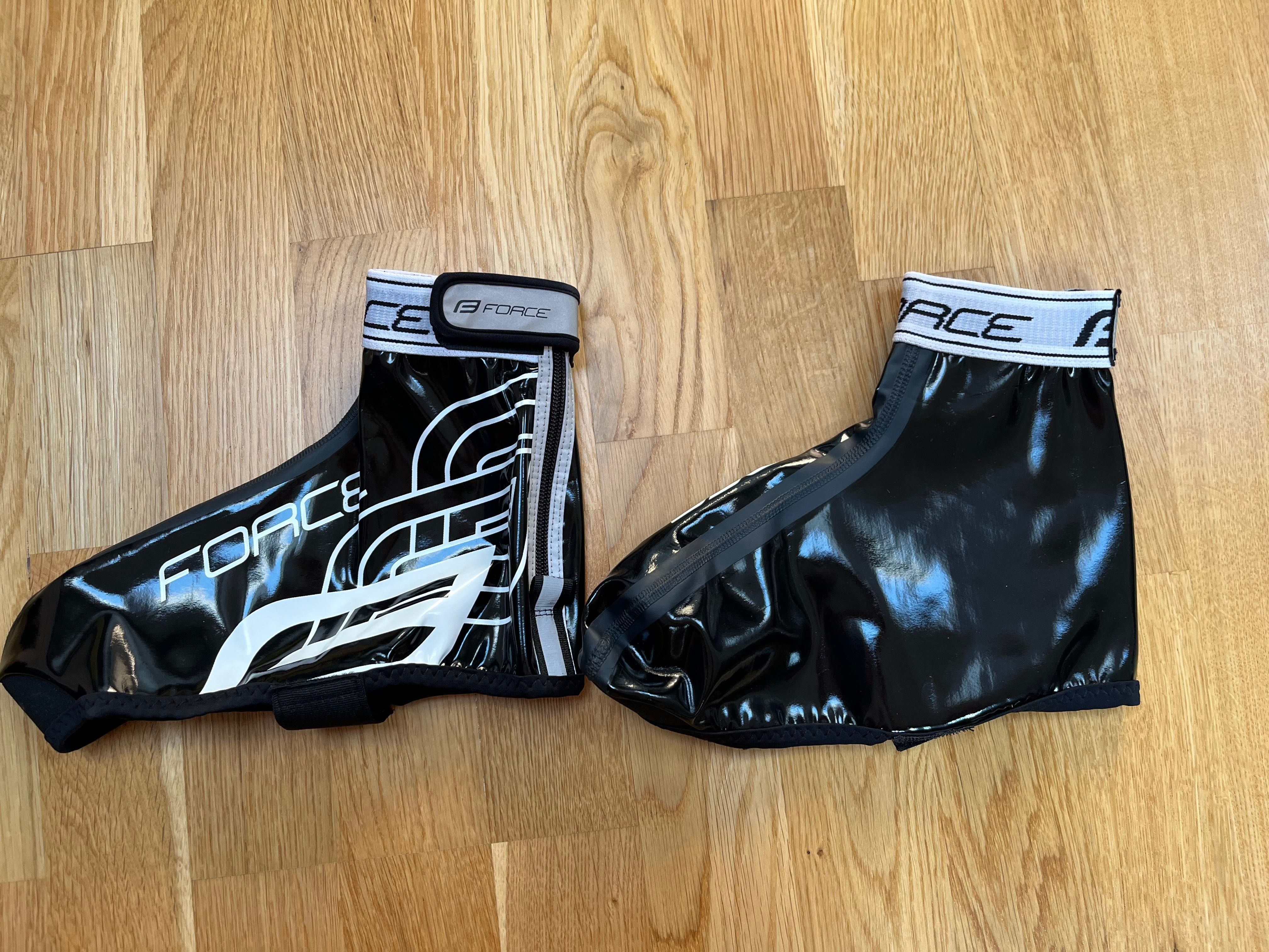 Ochraniacze na buty FORCE RAINY czarne