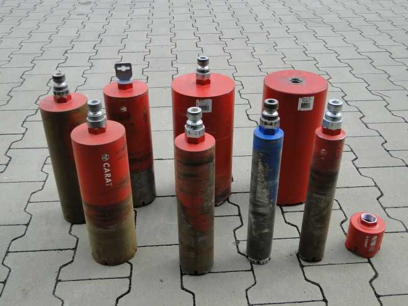 Korony Otwornice Wiertła do wiertnicy CARAT Husqvarna Profesjonalne