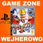 BUZZ QUIZ TV PL PS3 + PS3 Slim = PŁYTA PL Dubbing = 3xPL = Unikat