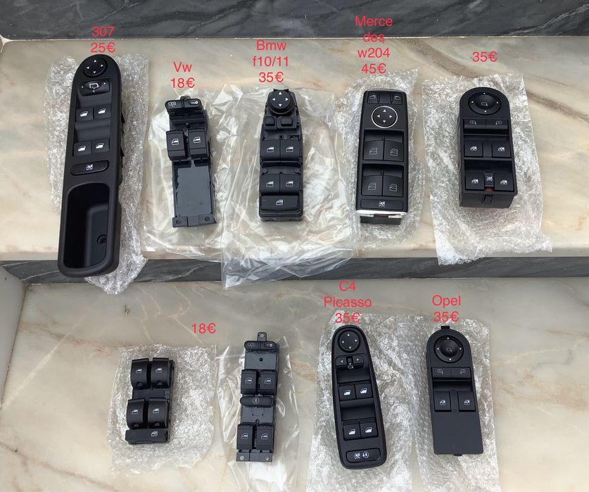 comando vidros Bmw peugeot 307 opel astra h citroen c4 merc w204