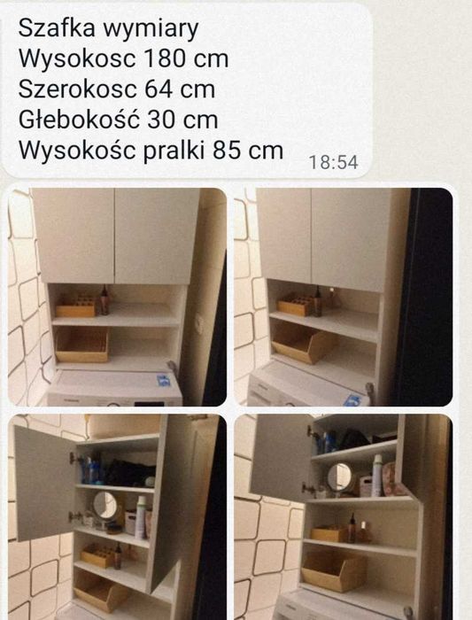 Szafka łazienkowa-obudowa pralki