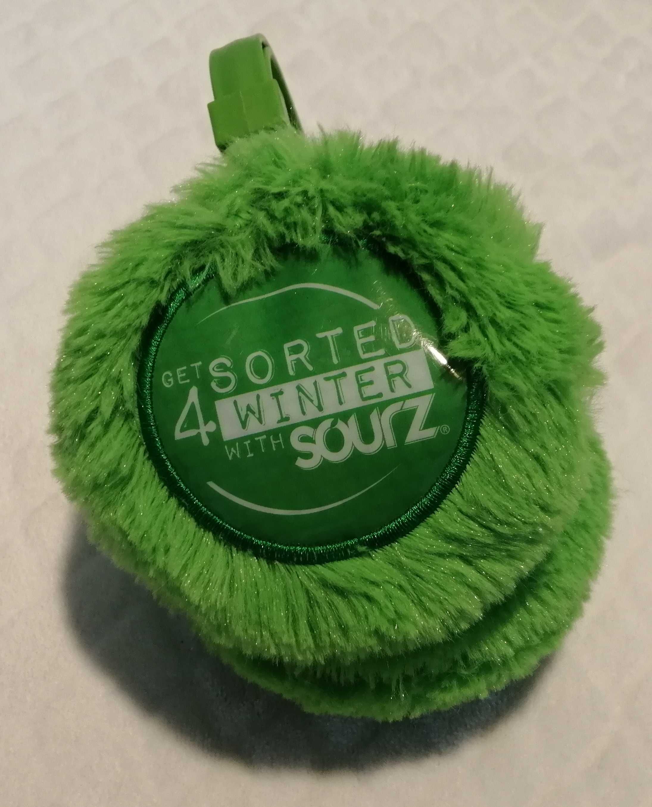 Nauszniki zimowe dziecięce, zielone, Sourz (34-47cm)