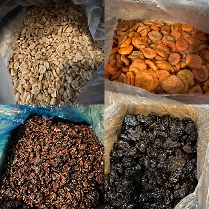 Курага , Горіх кеш'ю, арахіс