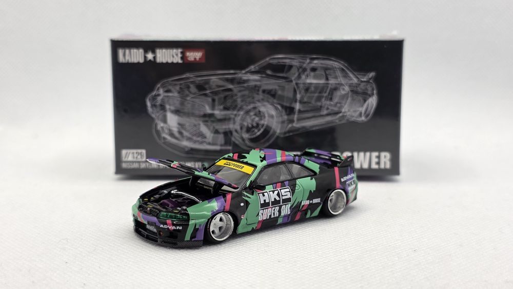 MiniGT Kaido House Nissan Skyline R33 HKS