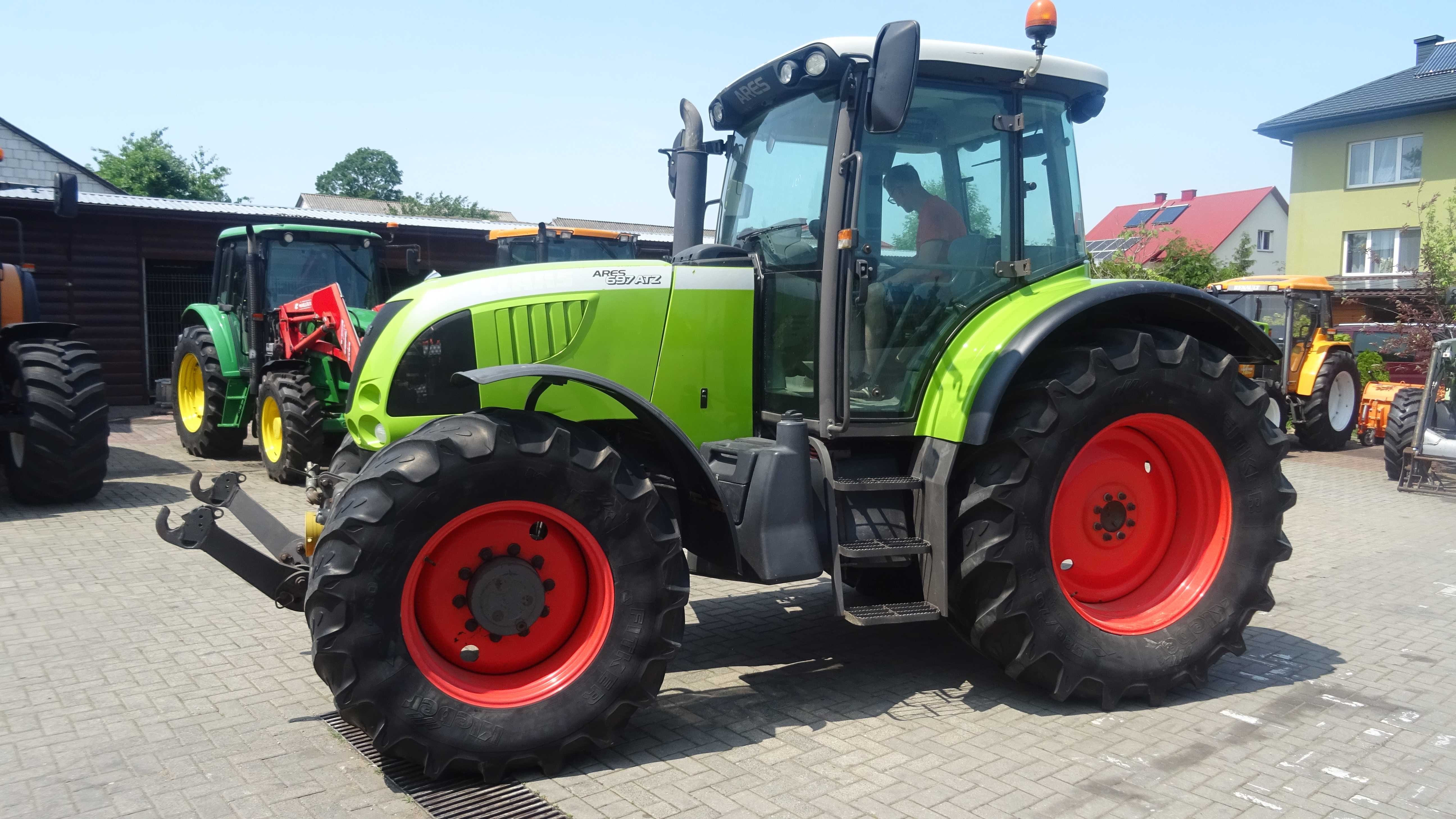 Class Ares 567ATZ SPROWADZONY ładowacz miękka oś 2008r