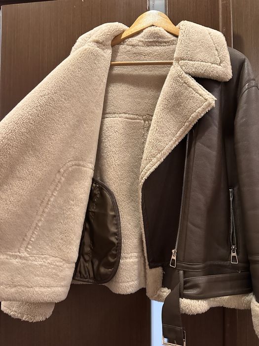 Жіноча дублянка (коричнева)