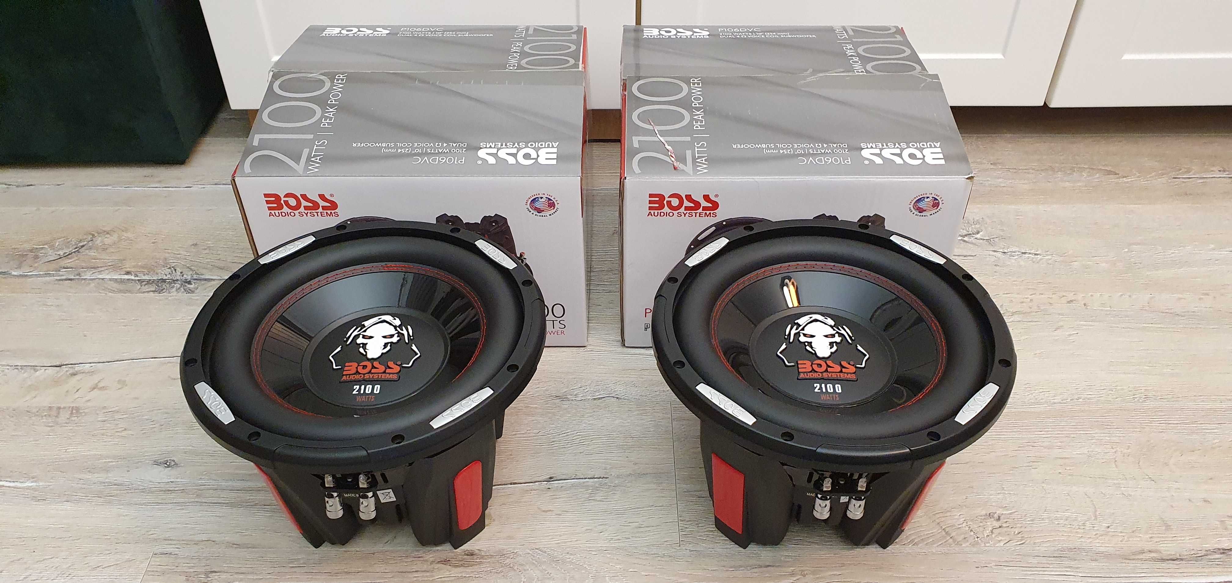 Boss P106DVC, głośniki do subwoofera 2 sztuki Nowe