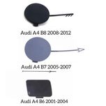 Заглушка Кришка Бампера Крюка Гака Audi,A4,B6,B7,B8,Ауді,А4,Б6,Б7,Б8
