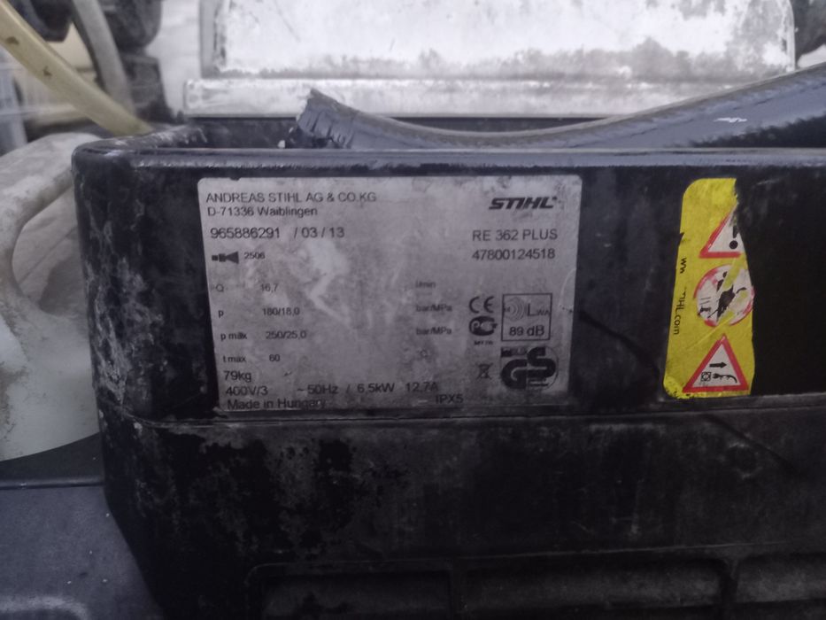 Myjka ciśnieniowa Karcher Stigl re 362 163  siłowa mocna 8kw