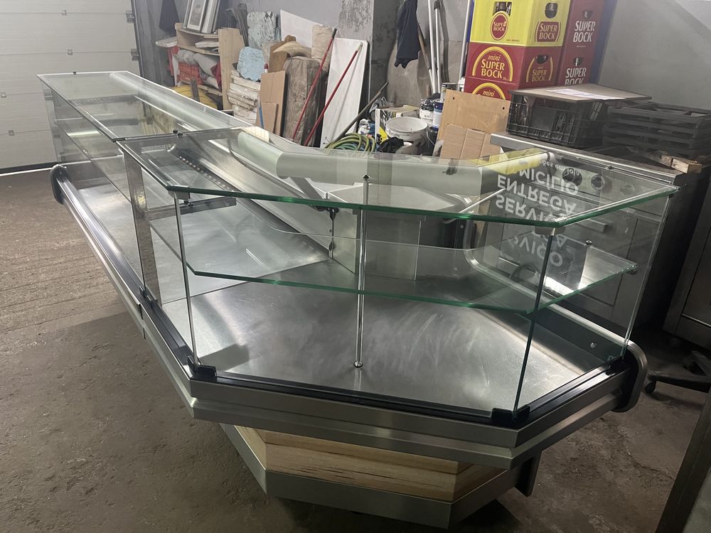 Vitrine balcão de refrigeração com 2.30mt