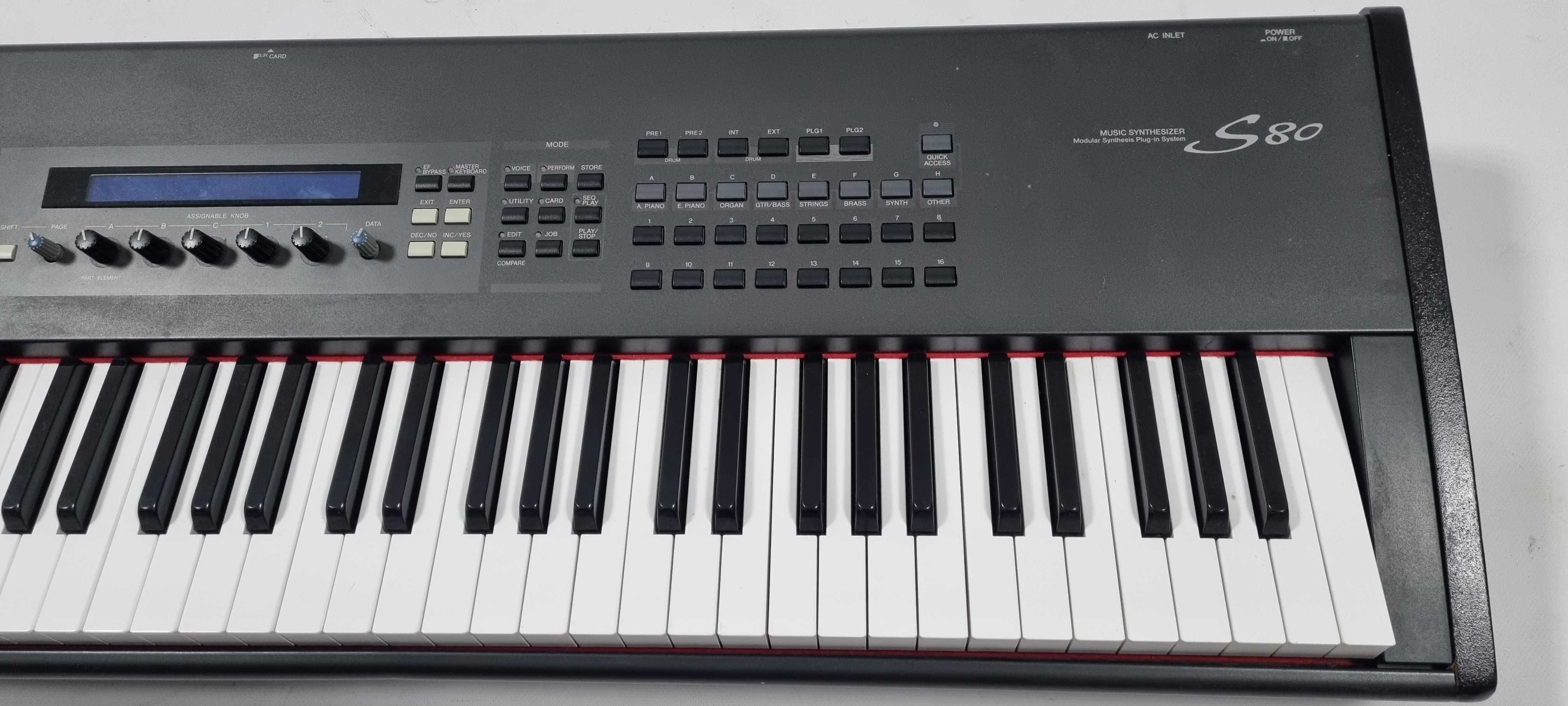 Syntezator Yamaha S80 - klawiatura ważona dynamiczna  88 klawiszy