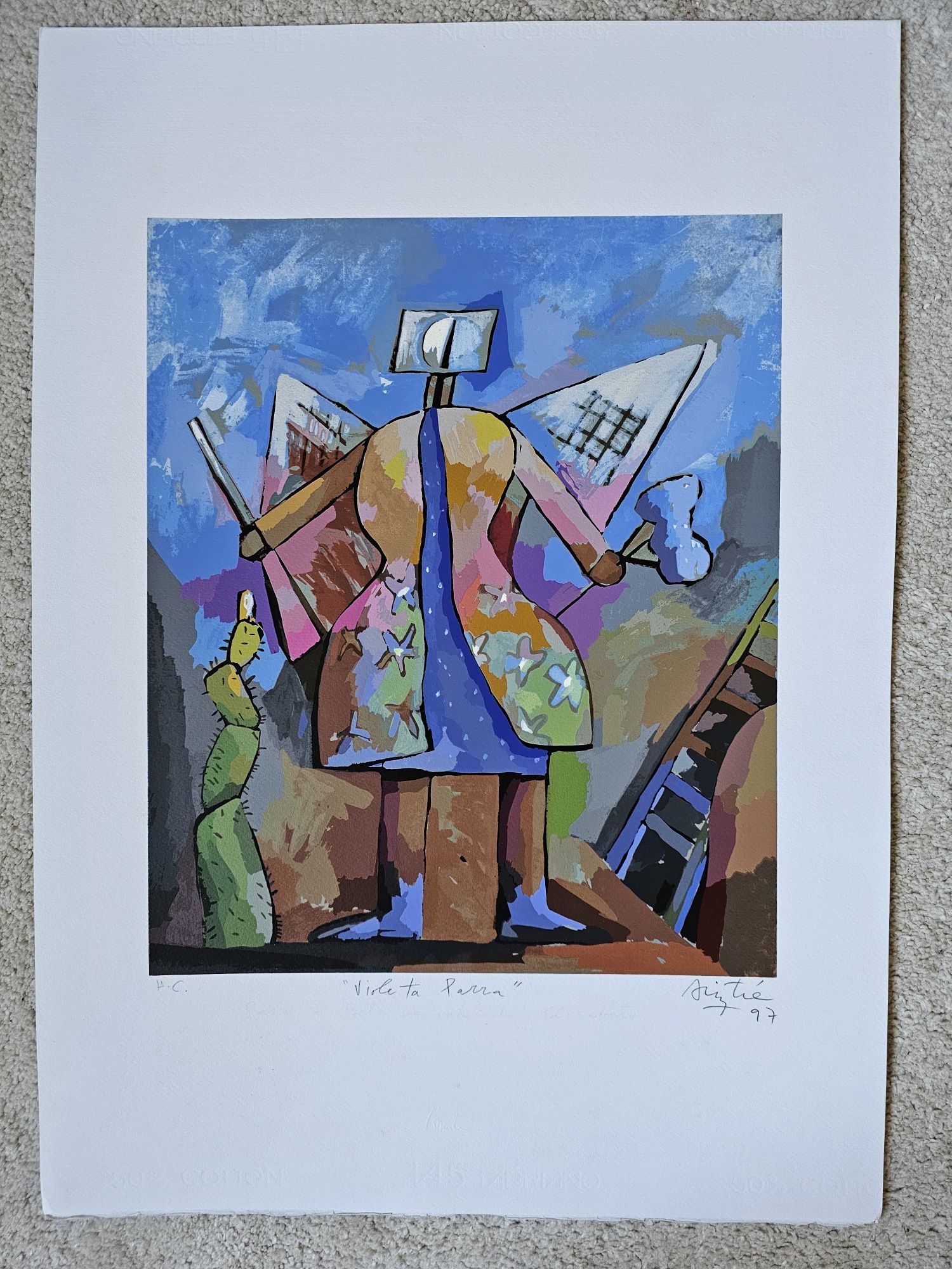 Serigrafia de Francisco Aritzia