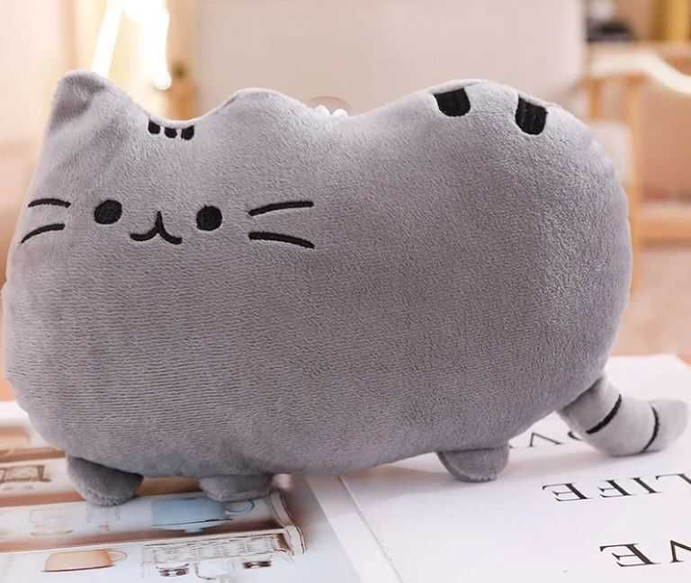 Maskotka Pluszowa Pluszak Kot Pusheen Puszen Poduszka Dziecięca 40 cm