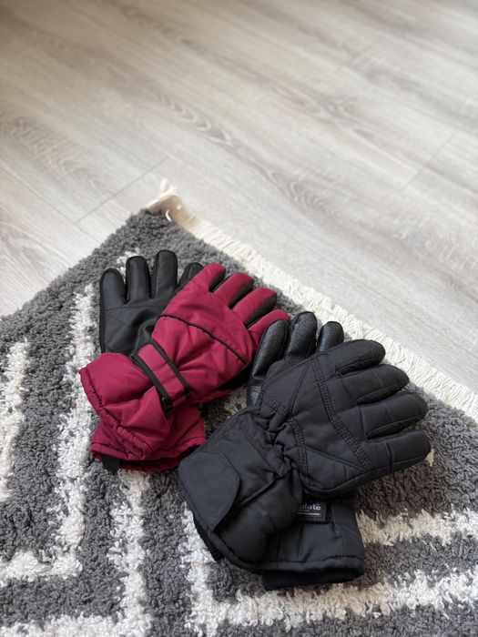 Перчатки гірськолижні термо, комплект р. М