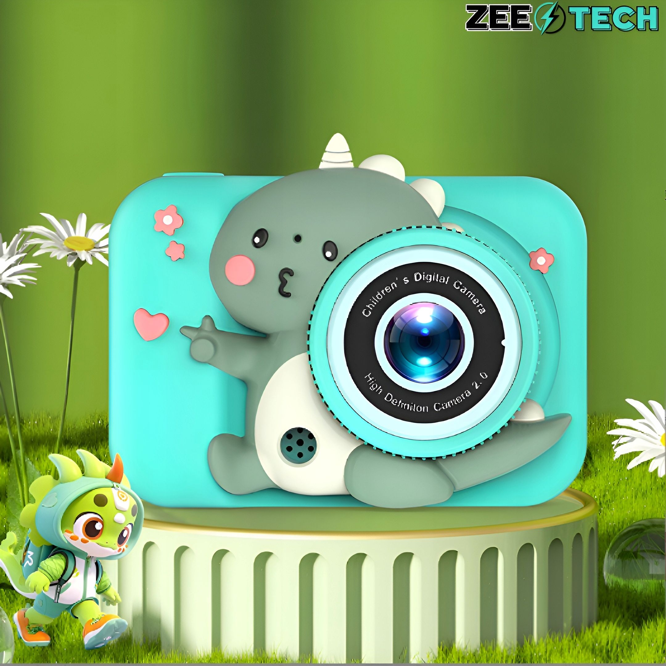 Aparat Cyfrowy Fotograficzny Dla Dzieci 40Mpx Kamera Gry + Karta 32Gb