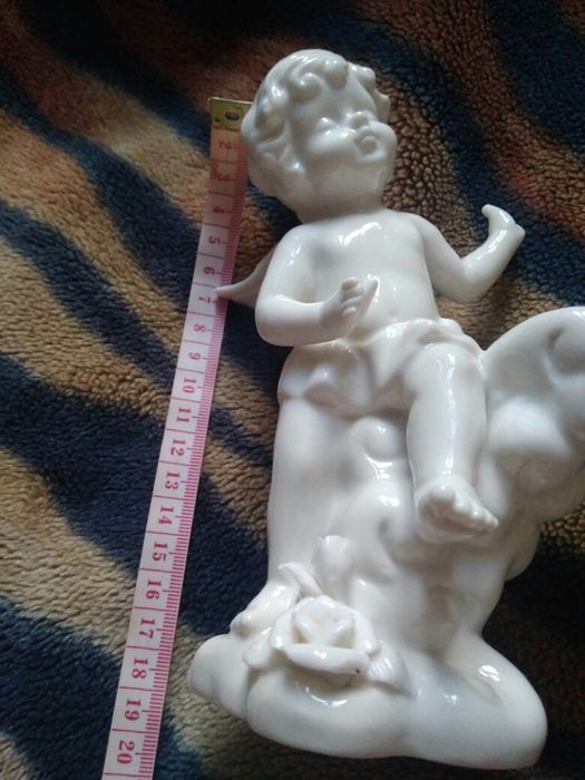 Ангел порцеляна (фарфор) підсвічник