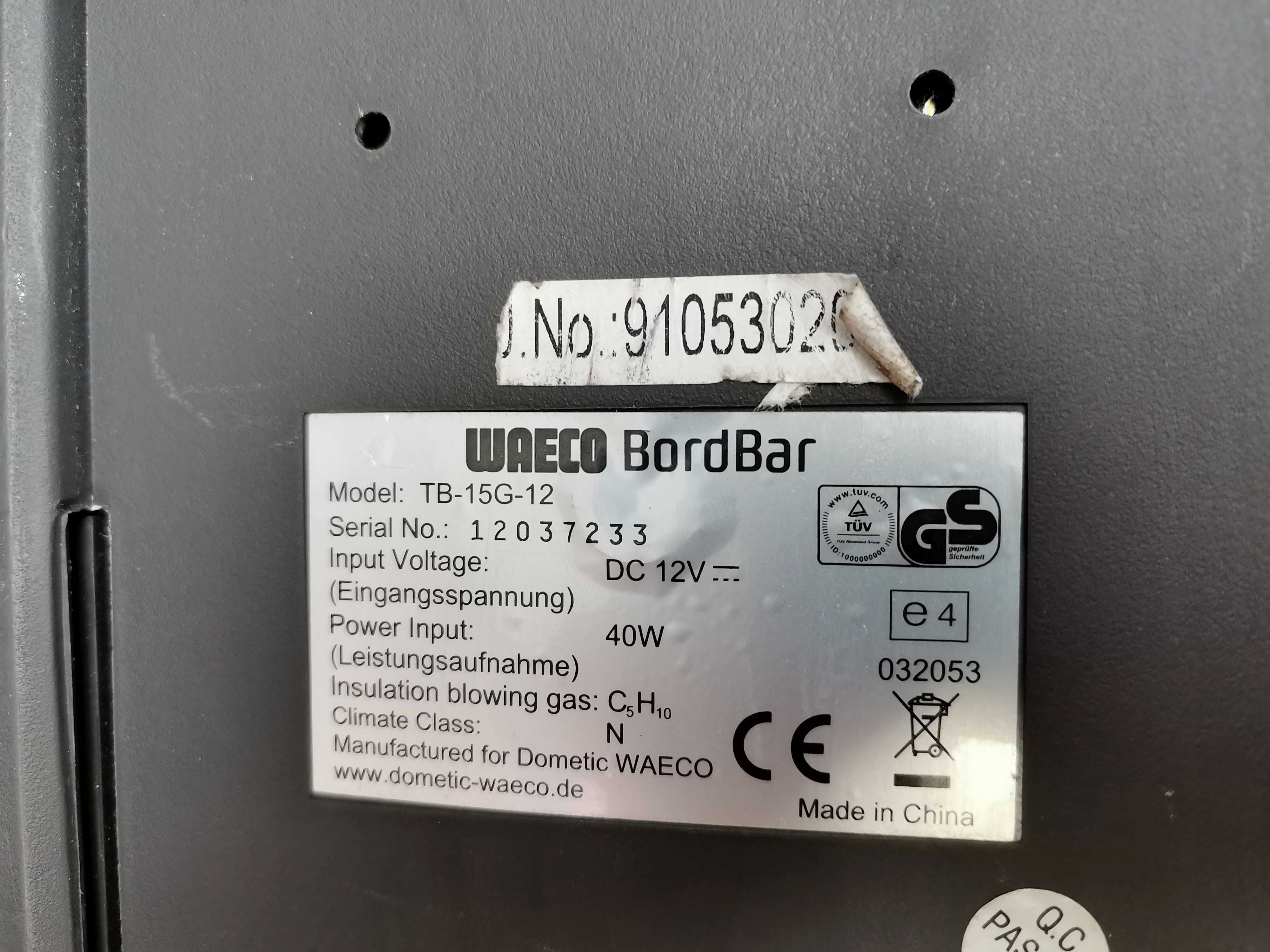 Lodówka turystyczna BordBar TB15-12V Dometic Waeco