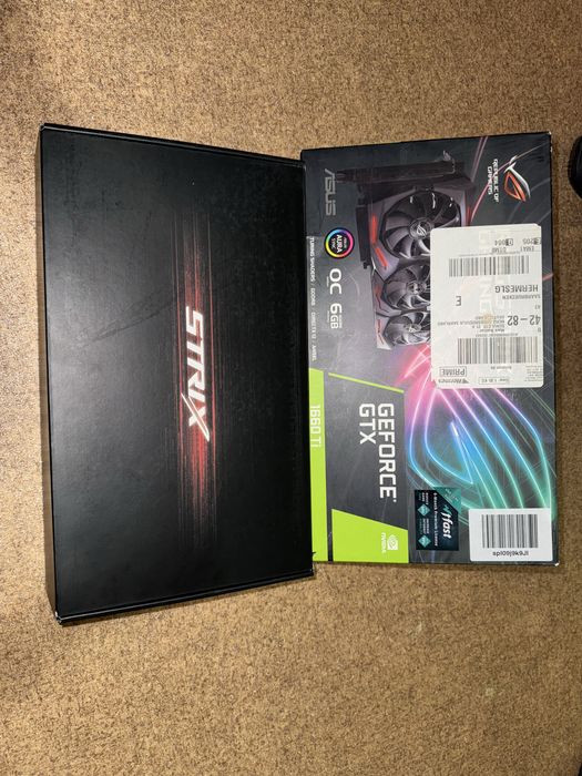 Видеокарта Asus strix GTX 1660 ti