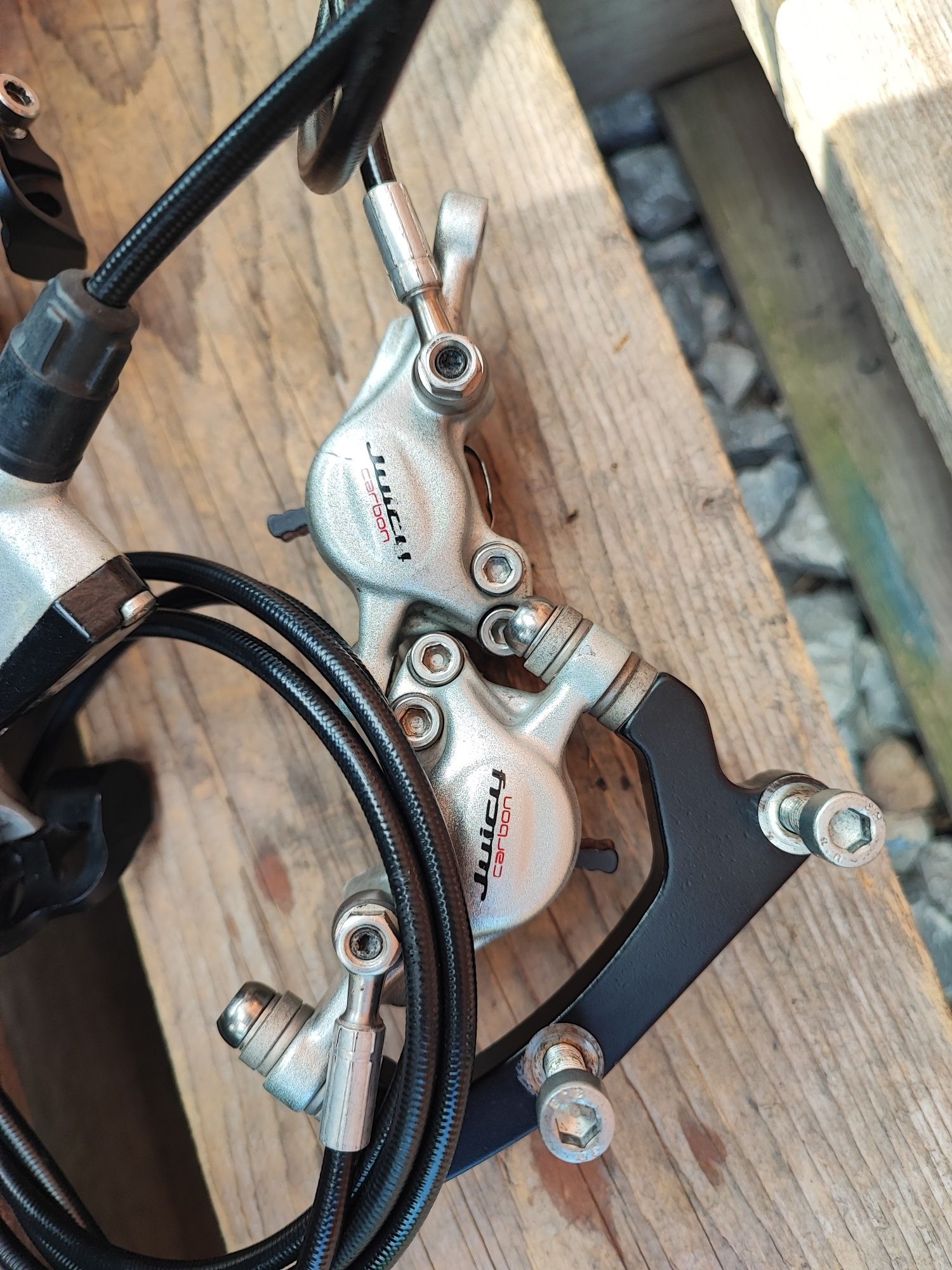 Hamulce tarczowe hydrauliczne rowerowe Avid Juicy Carbon Retro MTB