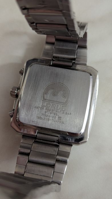 Часы Lorus chronograph alarm, годинник будильник Seiko