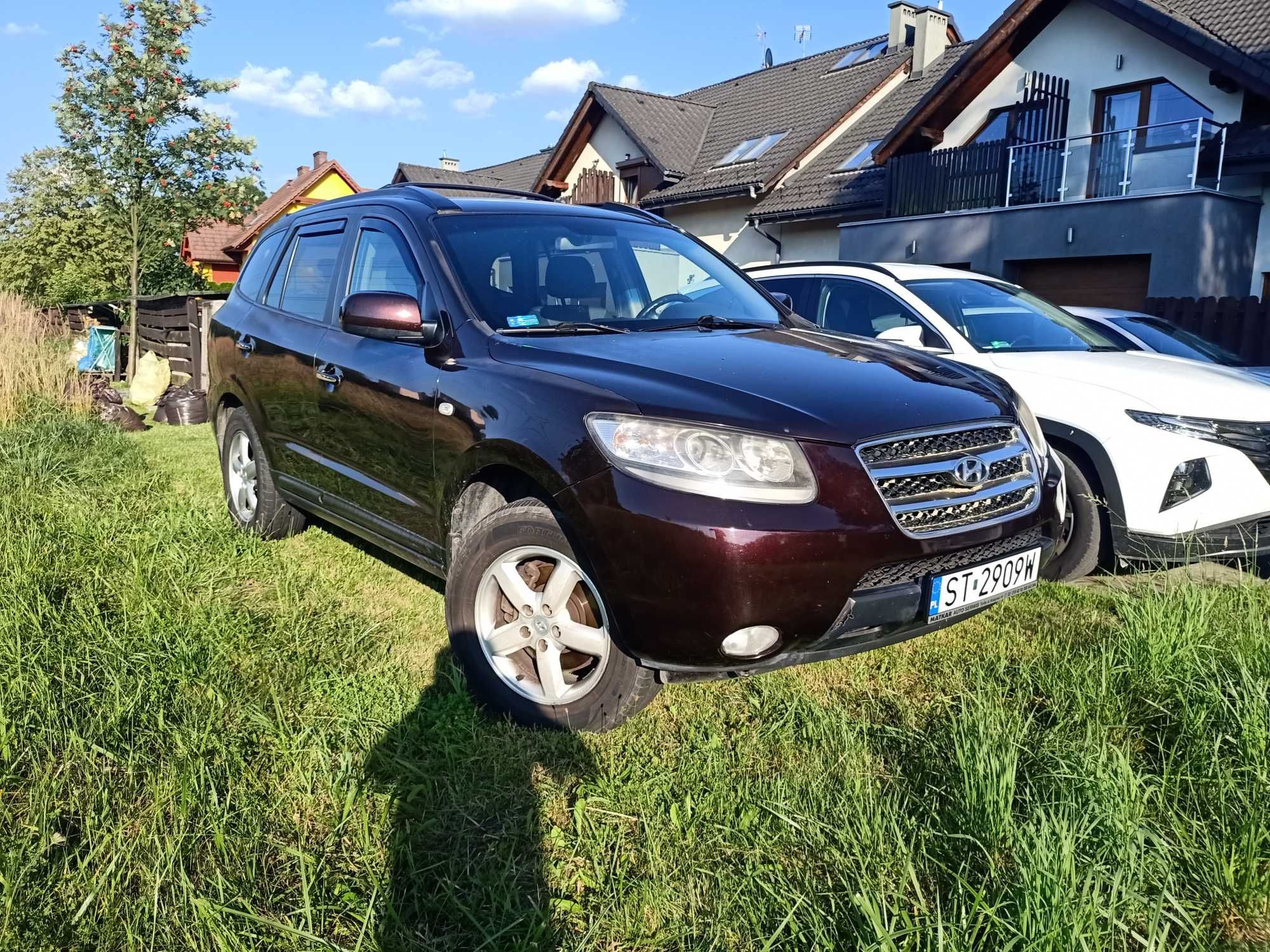 Hyundai Santa Fe 2.2CRDi 4x4/2007/Uszkodzony silnik/Bogate wyposażenie