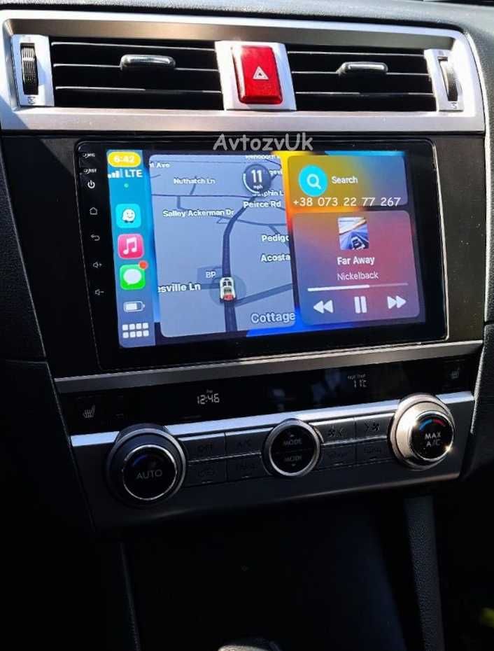 Магнитола TRIBECA Subaru IMPREZA OUTBACK LEGACY GPS CarPlay Android 14