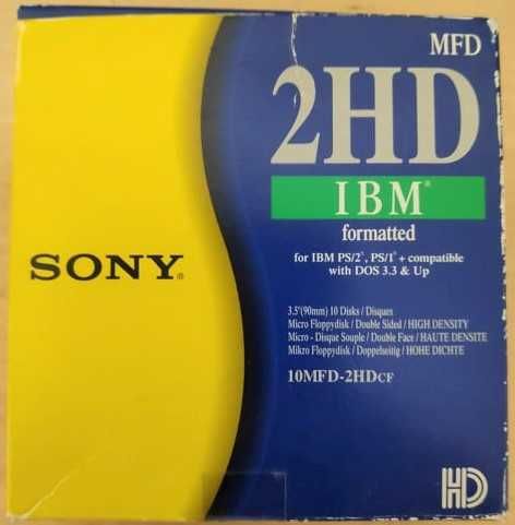 Disquetes Sony 10MFD-2HDcf