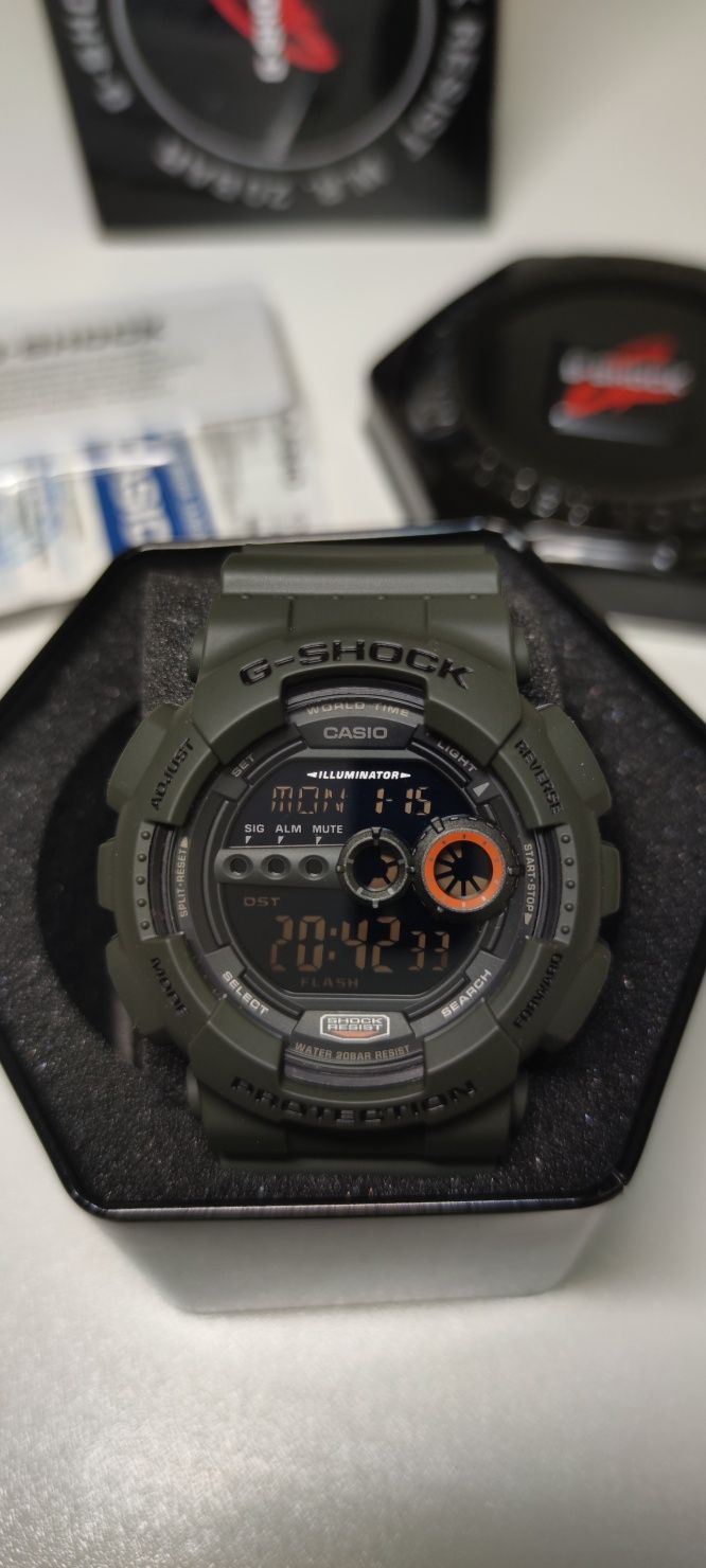 Чоловічий годинник Casio GD-100MS-3ER