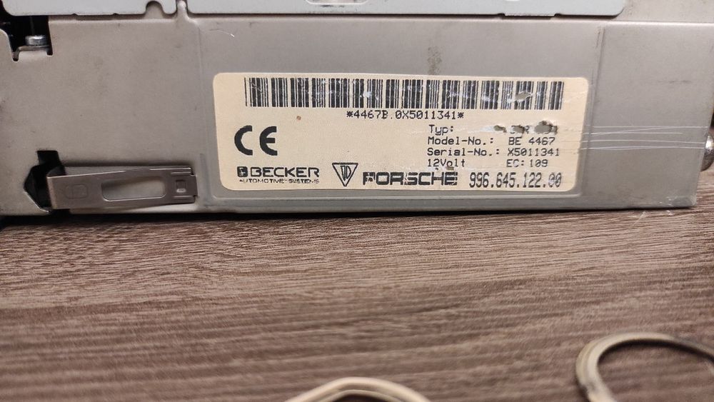 radio PORSCHE 911, 996, 964, 944, 928 986, 993 BECKER CR-11 karta + Et