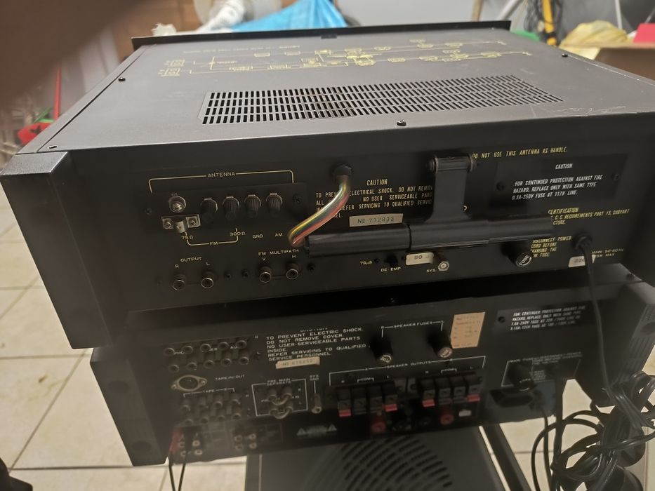 Wzmacniacz i radio Lenco