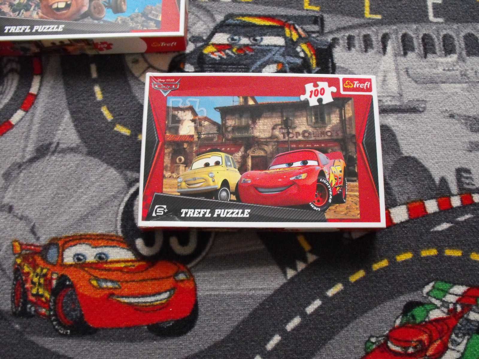 TREFL PUZZLE 5+ Disney PIXAR CARS, Trefl, zestaw 2 układanek..