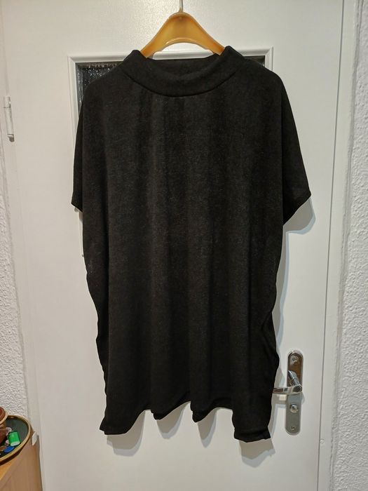 Czarna tunika prostokąt