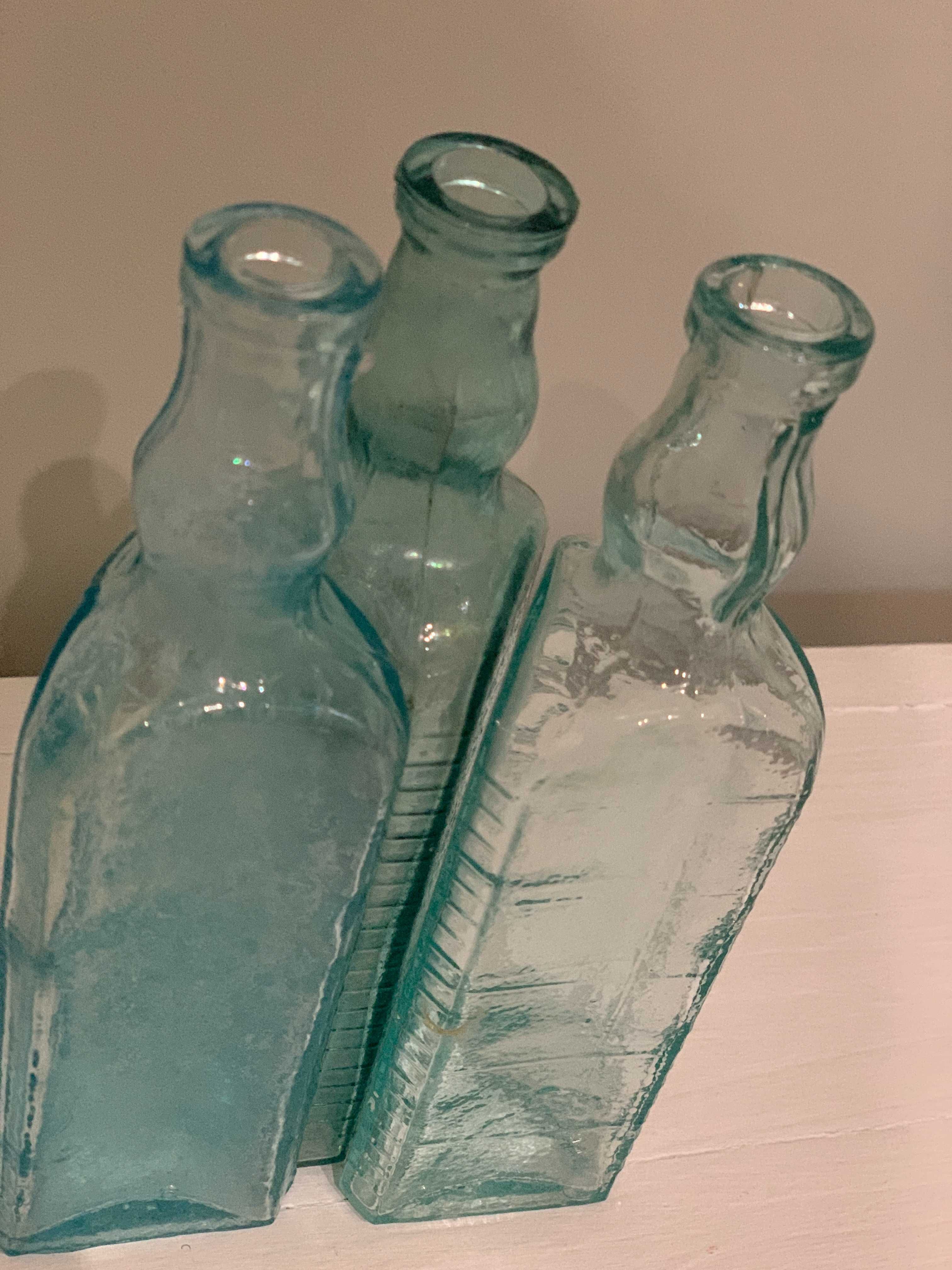 3 радянські пляшки від оцту, трикутні пляшки від оцту.  Бутылка ссср