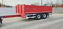 Schmitz Cargobull ocynkowana tandem z Niemiec budowlana burtowa  przyczepa tandem z Niemiec ocynkowana budowlana burtowa
