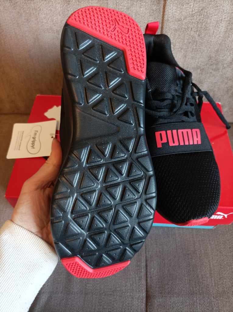 Buty sportowe Puma Wired r.37,5 czarne sneakersy