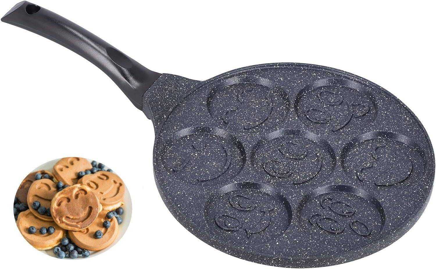 Patelnia z buźkami dla dzieci naleśników pancakes jajek buźki 26 cm