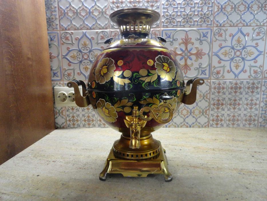 Самовар электрический с художественной росписью