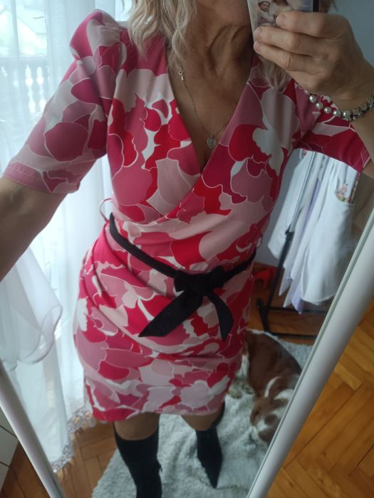 Sukienka komunia wesele święta impreza roz S firma Mohito