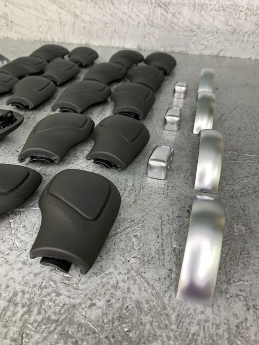 Накладки ручка акпп Фольцваген ДСГ Айсін Шкіра нікель