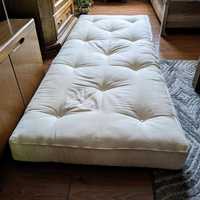 Jeden lub dwa materace składane (futonowe, futony), bawełna, 80x200
