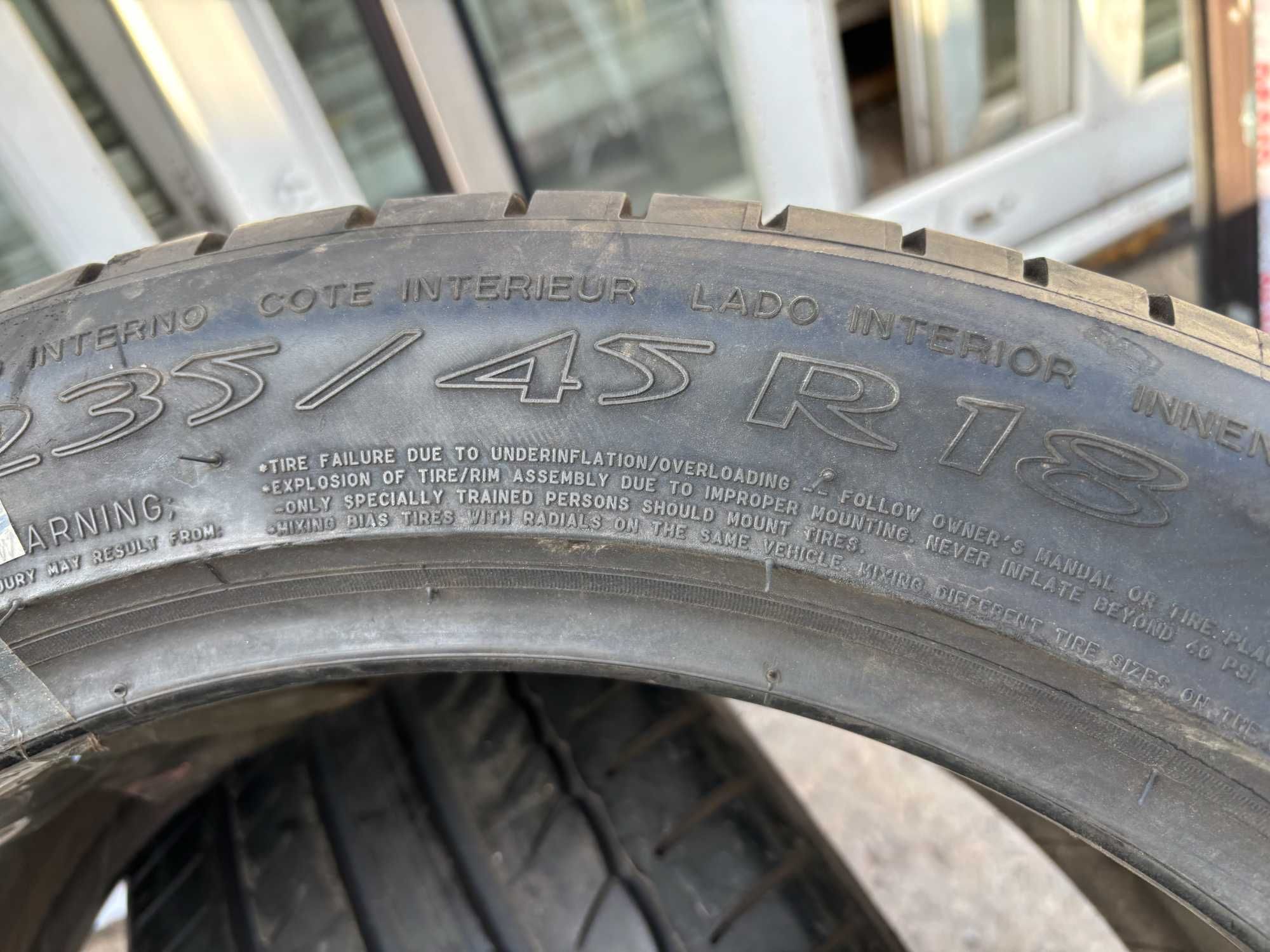 235-45-R18 MICHELIN PRIMACY HP 2штуки летняя резина GERMANY