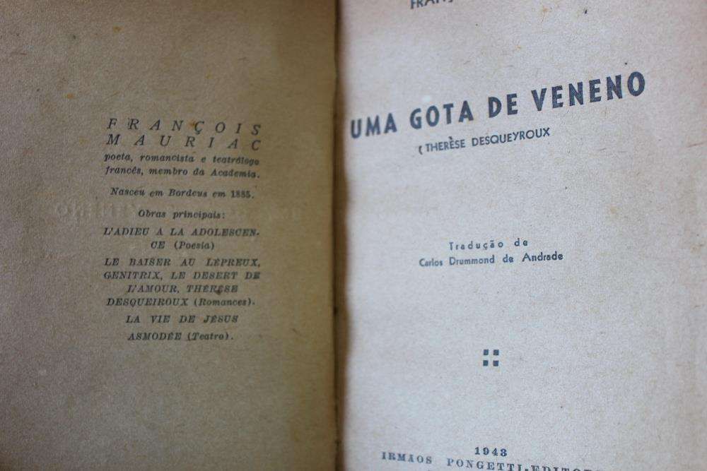Uma Gota de Veneno ,romance de 1948 por Fançois Mauriac