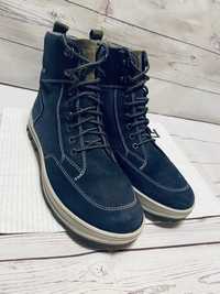 Зимние водонепроницаемые ботинки superfit оригинал, замшевые синие