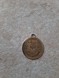 Винтажный медальон кулончик СССР Близнецы с гравировкой 1983г