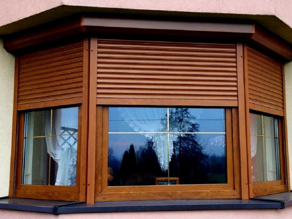 #️⃣ Защитные ролеты на окна под ключ. Рольставни на двери и гараж R-6