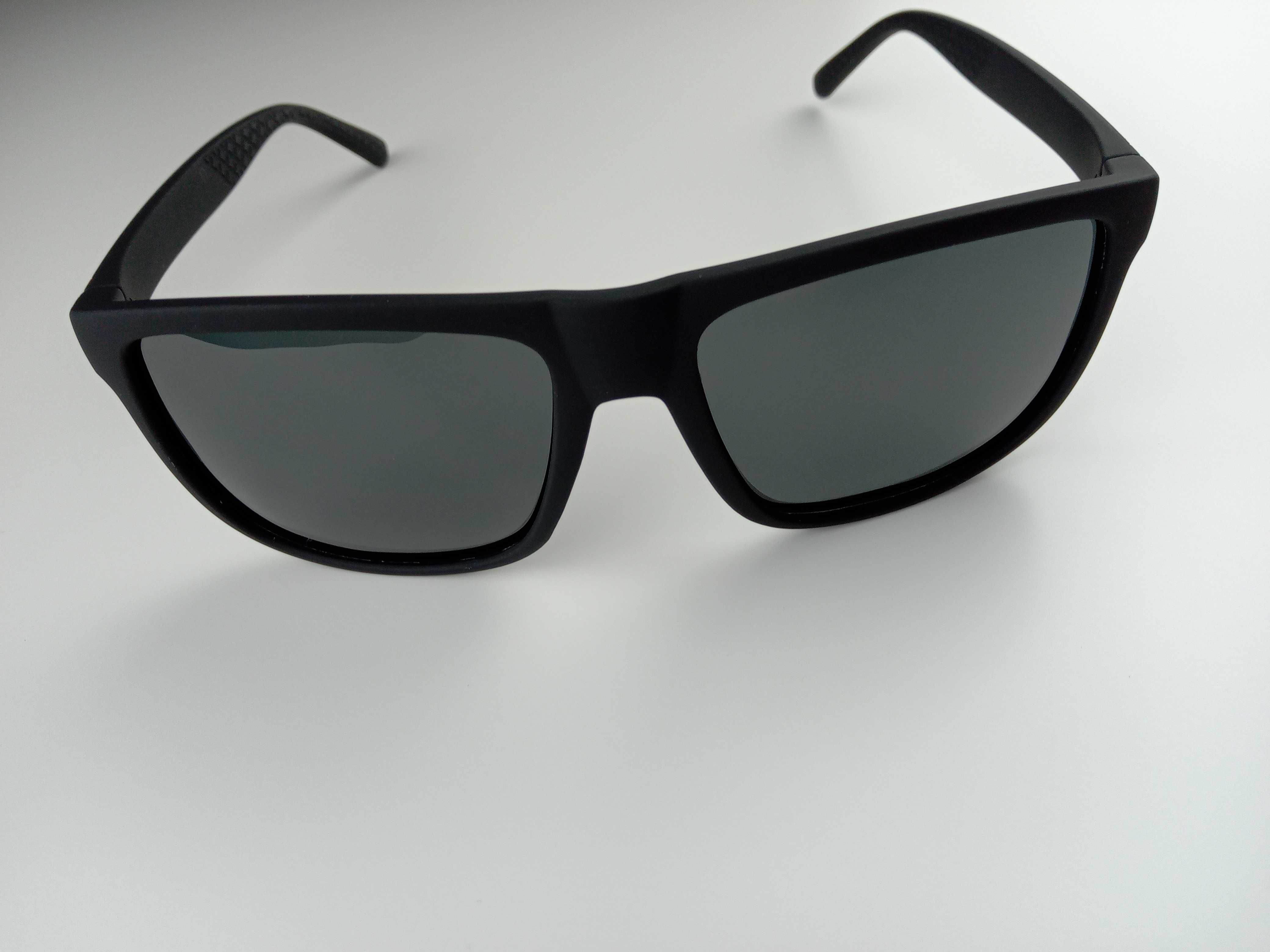 Nowe czarne okulary męskie przeciwsłoneczne polaryzacyjne męskie
