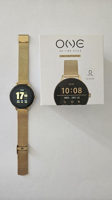 ONEwatch smart Relógio dourado